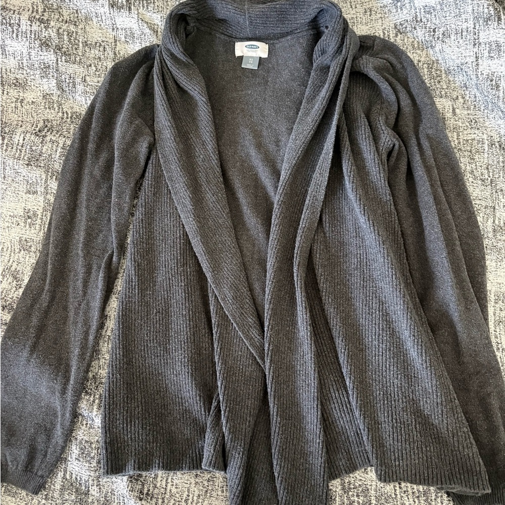 Old Navy Charcoal Gray Open Cardigan Size XS